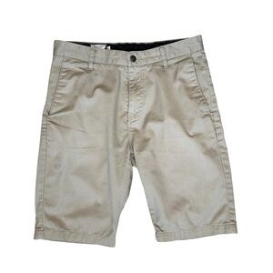 Volcom Men’s Khaki Golf Shorts size 30